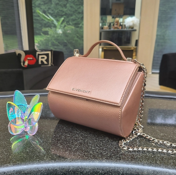 Givenchy Mini Bag in Rose Gold with Chain - Picture 1 of 16
